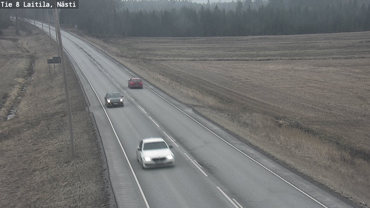 Weather Camera Image Road 8  Laitila, Nästi, Laitila, Varsinais-Suomi
