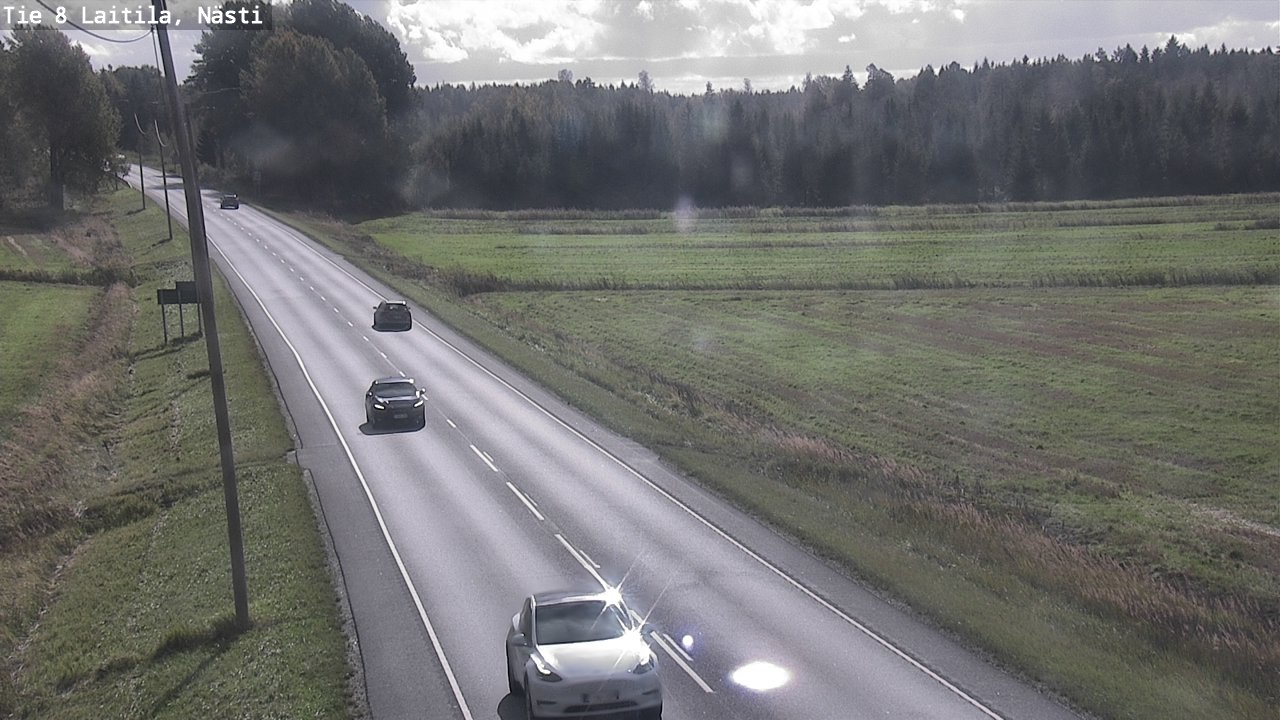 Weather Camera Image Road 8  Laitila, Nästi, Laitila, Varsinais-Suomi