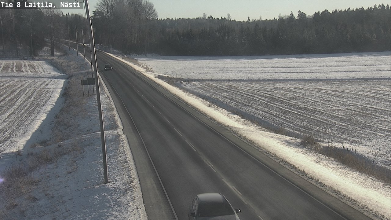 Weather Camera Image Road 8  Laitila, Nästi, Laitila, Varsinais-Suomi