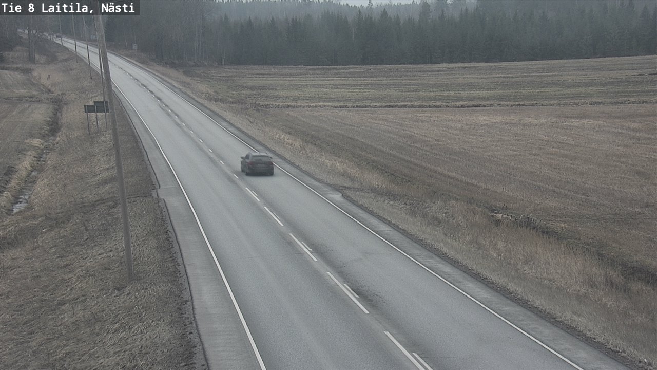 Weather Camera Image Road 8  Laitila, Nästi, Laitila, Varsinais-Suomi