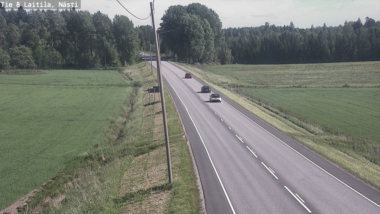 Weather Camera Image Road 8  Laitila, Nästi, Laitila, Varsinais-Suomi