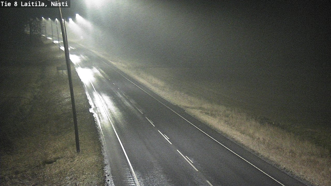 Weather Camera Image Road 8  Laitila, Nästi, Laitila, Varsinais-Suomi