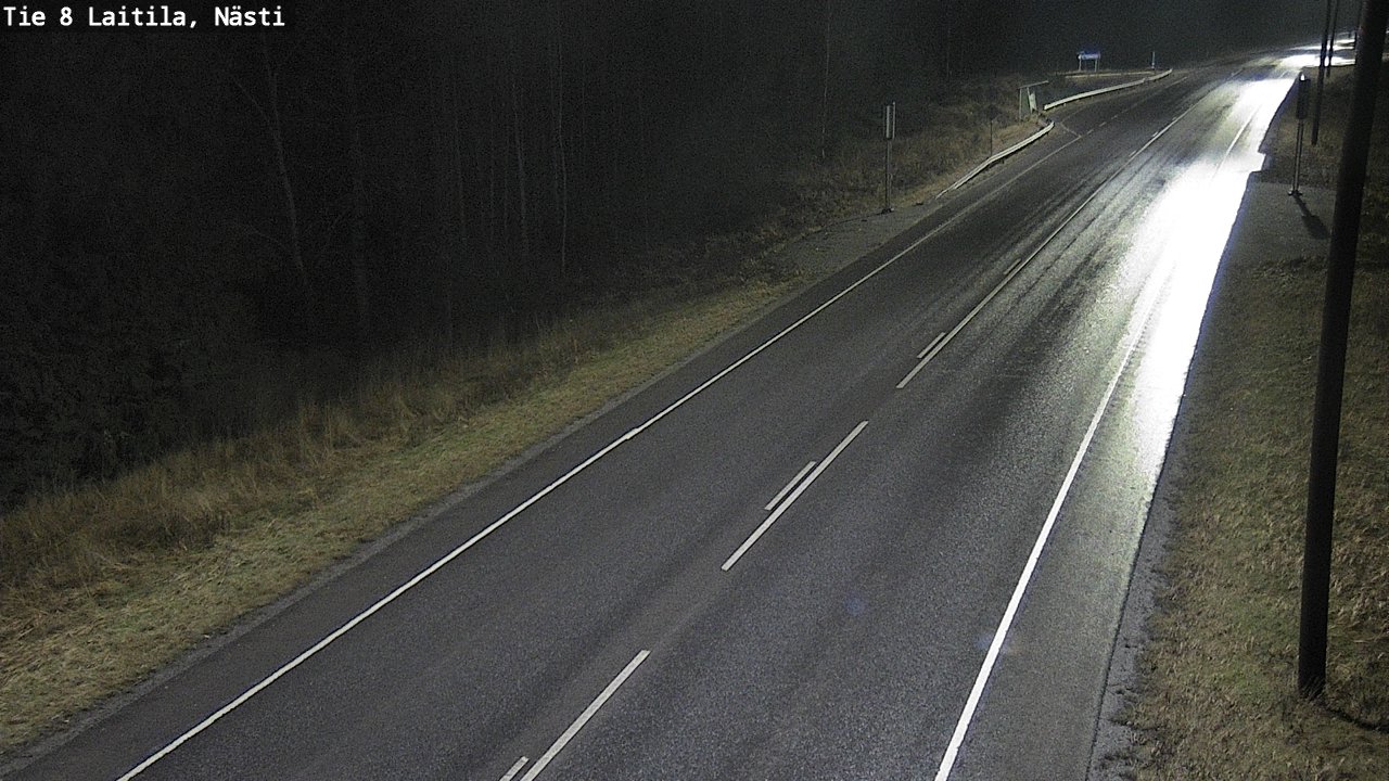 Weather Camera Image Väg 8 Letala, Nästi, Laitila, Varsinais-Suomi