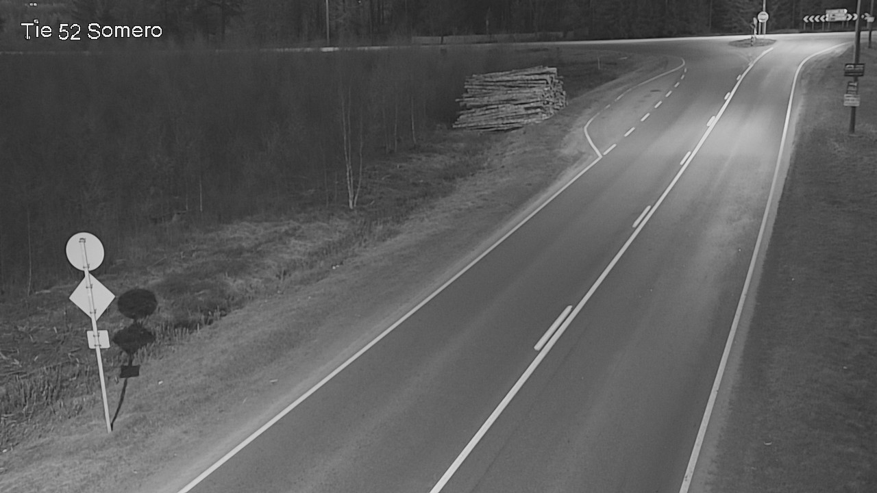 Weather Camera Image Road 52 Somero, Somero, Varsinais-Suomi