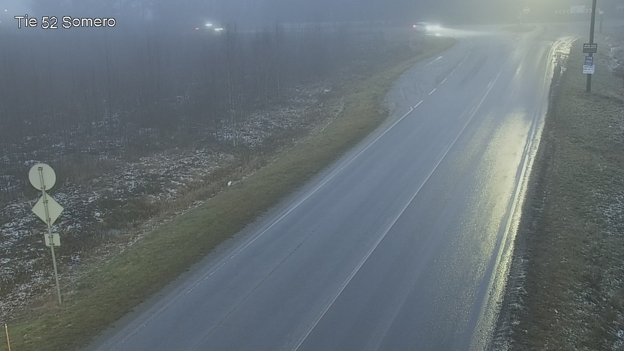 Weather Camera Image Road 52 Somero, Somero, Varsinais-Suomi