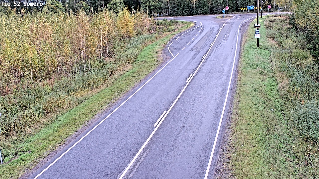 Weather Camera Image Road 52 Somero, Somero, Varsinais-Suomi