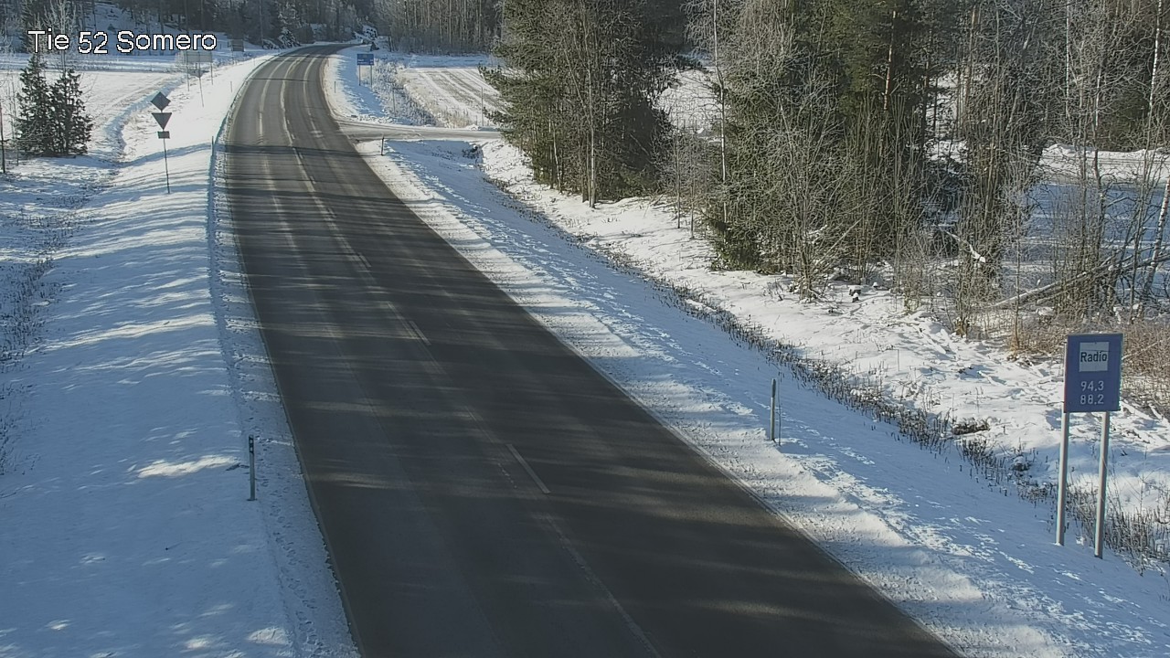 Weather Camera Image Road 52 Somero, Somero, Varsinais-Suomi