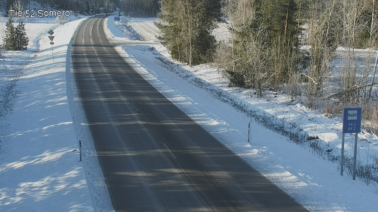 Weather Camera Image Road 52 Somero, Somero, Varsinais-Suomi
