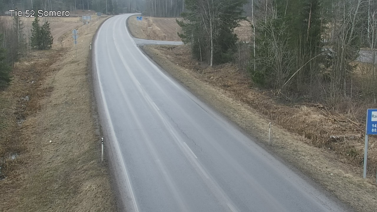 Weather Camera Image Road 52 Somero, Somero, Varsinais-Suomi