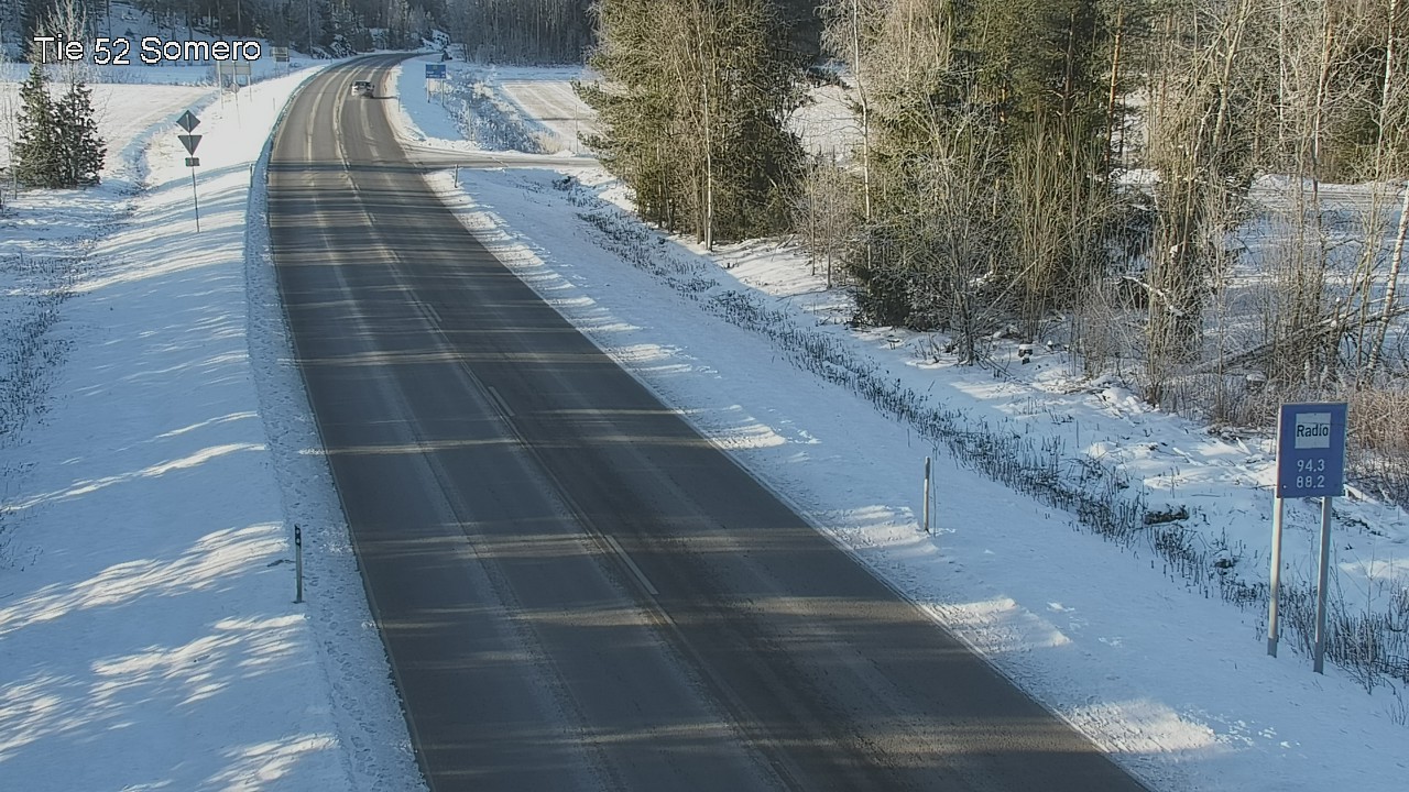 Weather Camera Image Road 52 Somero, Somero, Varsinais-Suomi