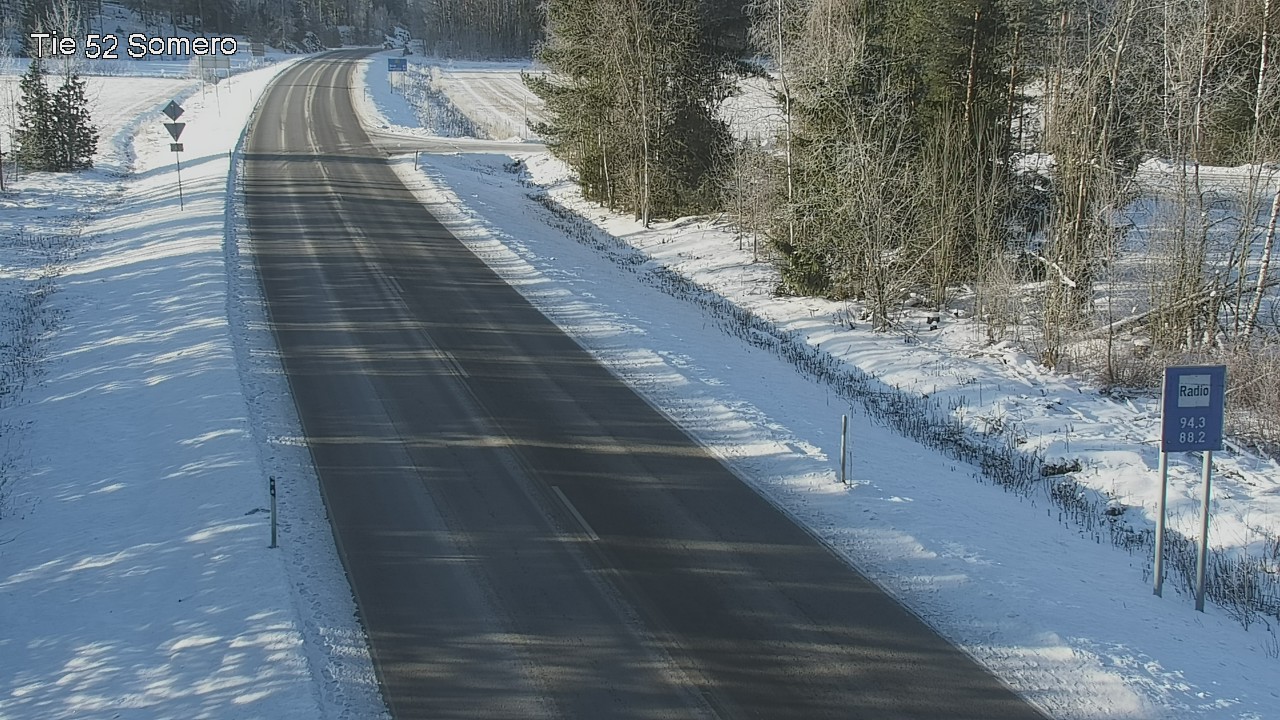 Weather Camera Image Road 52 Somero, Somero, Varsinais-Suomi