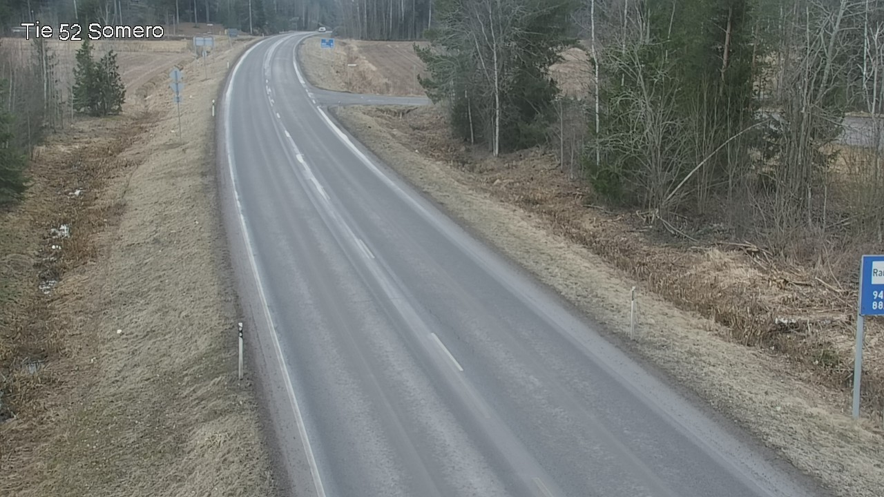 Weather Camera Image Väg 52 Somero, Somero, Varsinais-Suomi