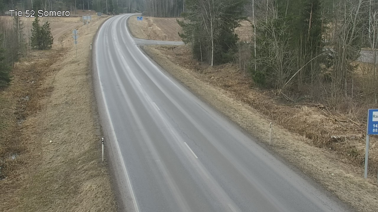 Weather Camera Image Road 52 Somero, Somero, Varsinais-Suomi