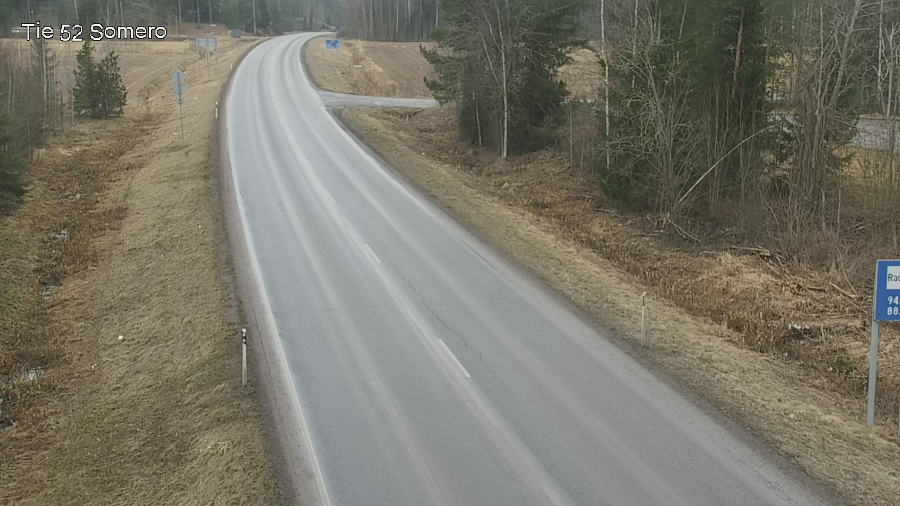 Weather Camera Image Road 52 Somero, Somero, Varsinais-Suomi