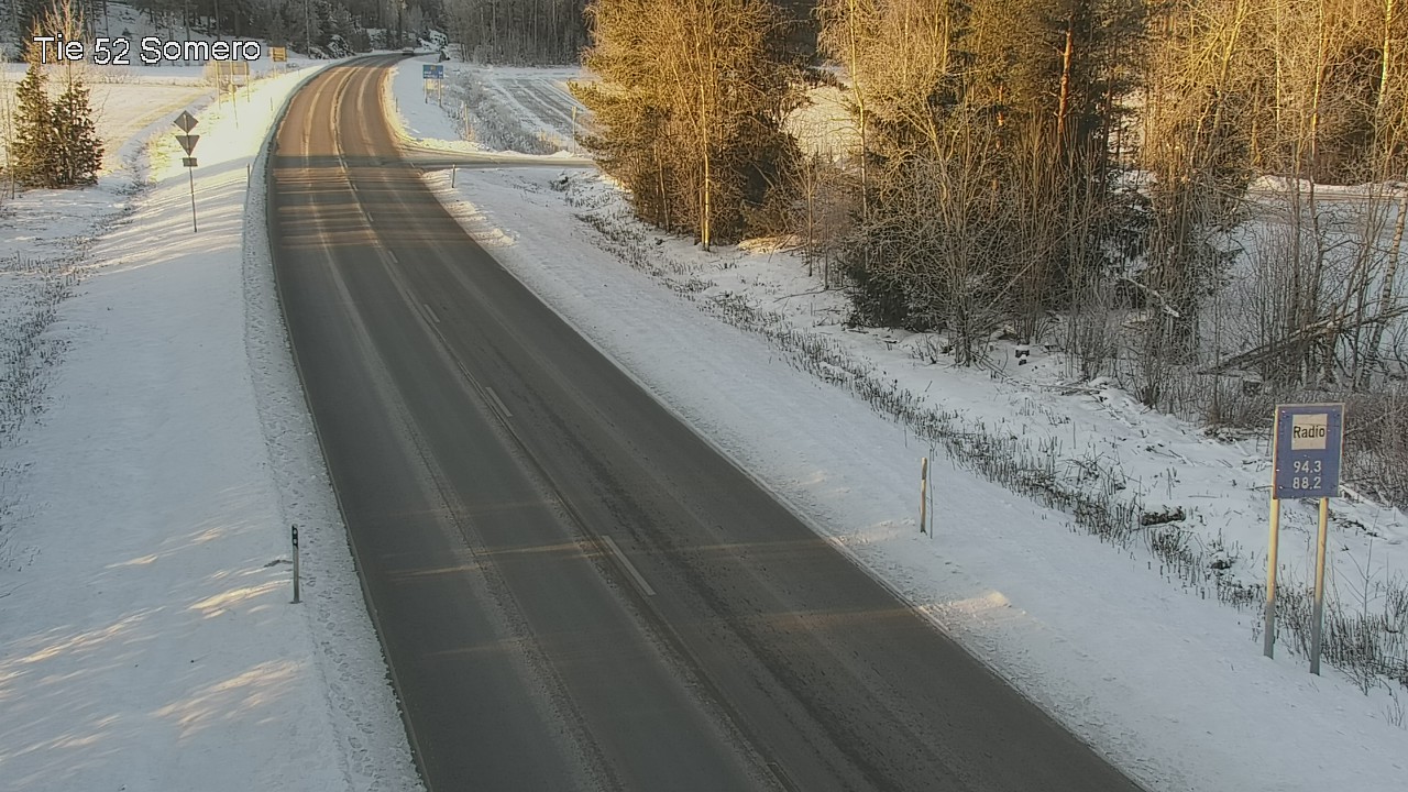 Weather Camera Image Road 52 Somero, Somero, Varsinais-Suomi