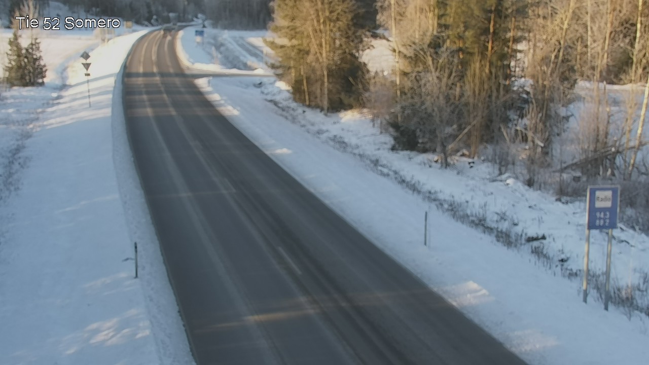 Weather Camera Image Road 52 Somero, Somero, Varsinais-Suomi