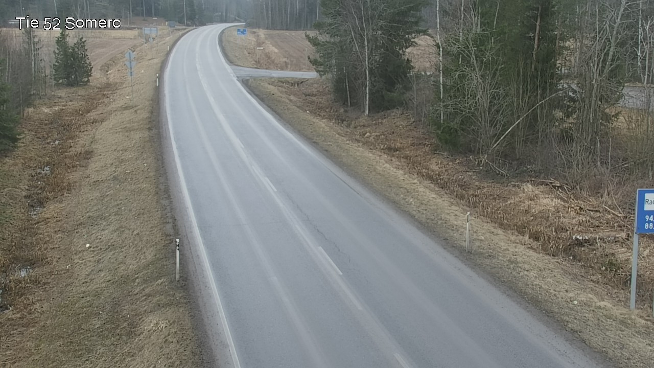 Weather Camera Image Road 52 Somero, Somero, Varsinais-Suomi