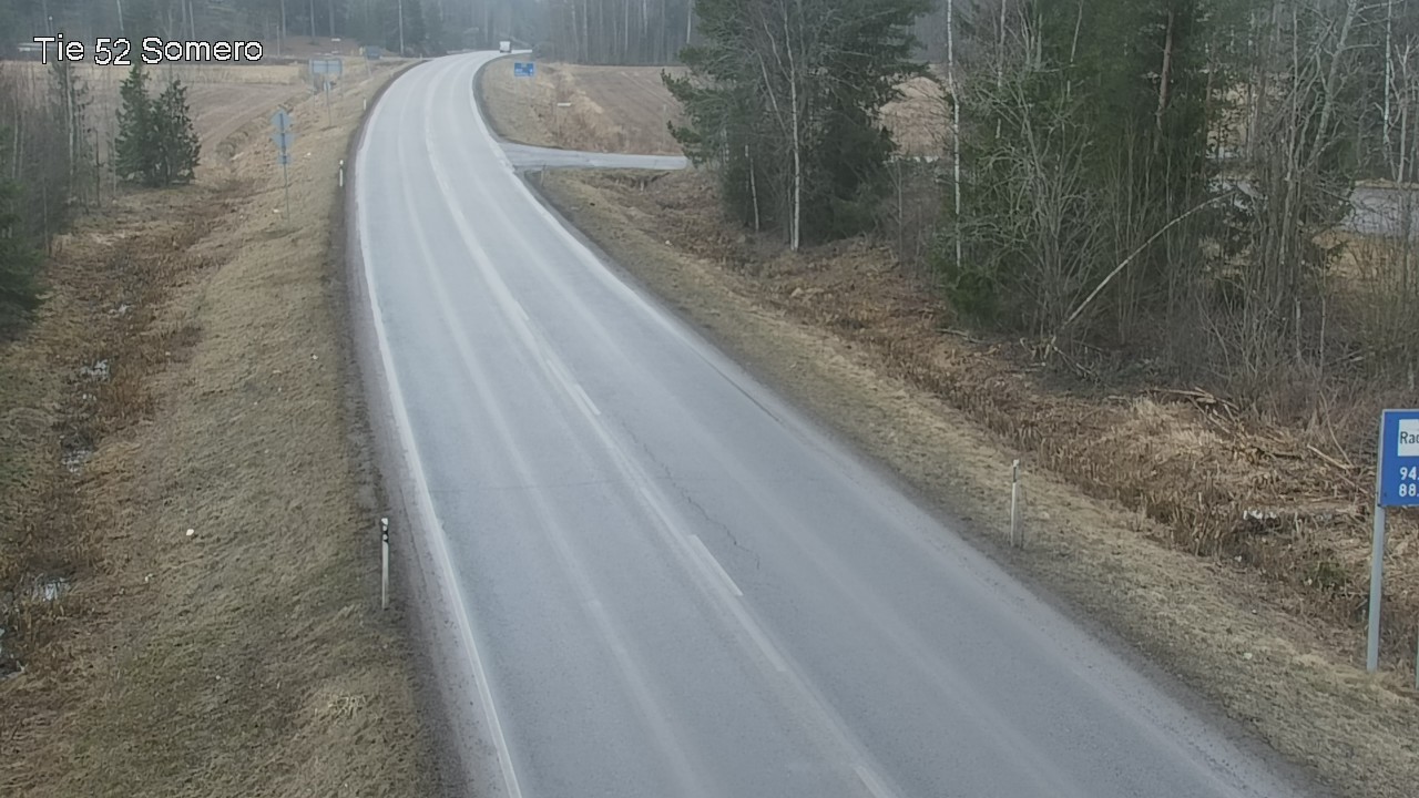 Weather Camera Image Road 52 Somero, Somero, Varsinais-Suomi