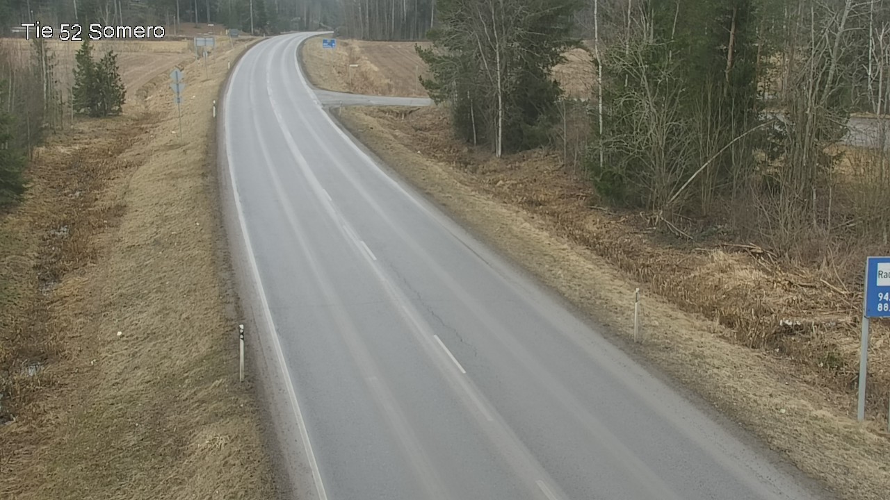 Weather Camera Image Road 52 Somero, Somero, Varsinais-Suomi