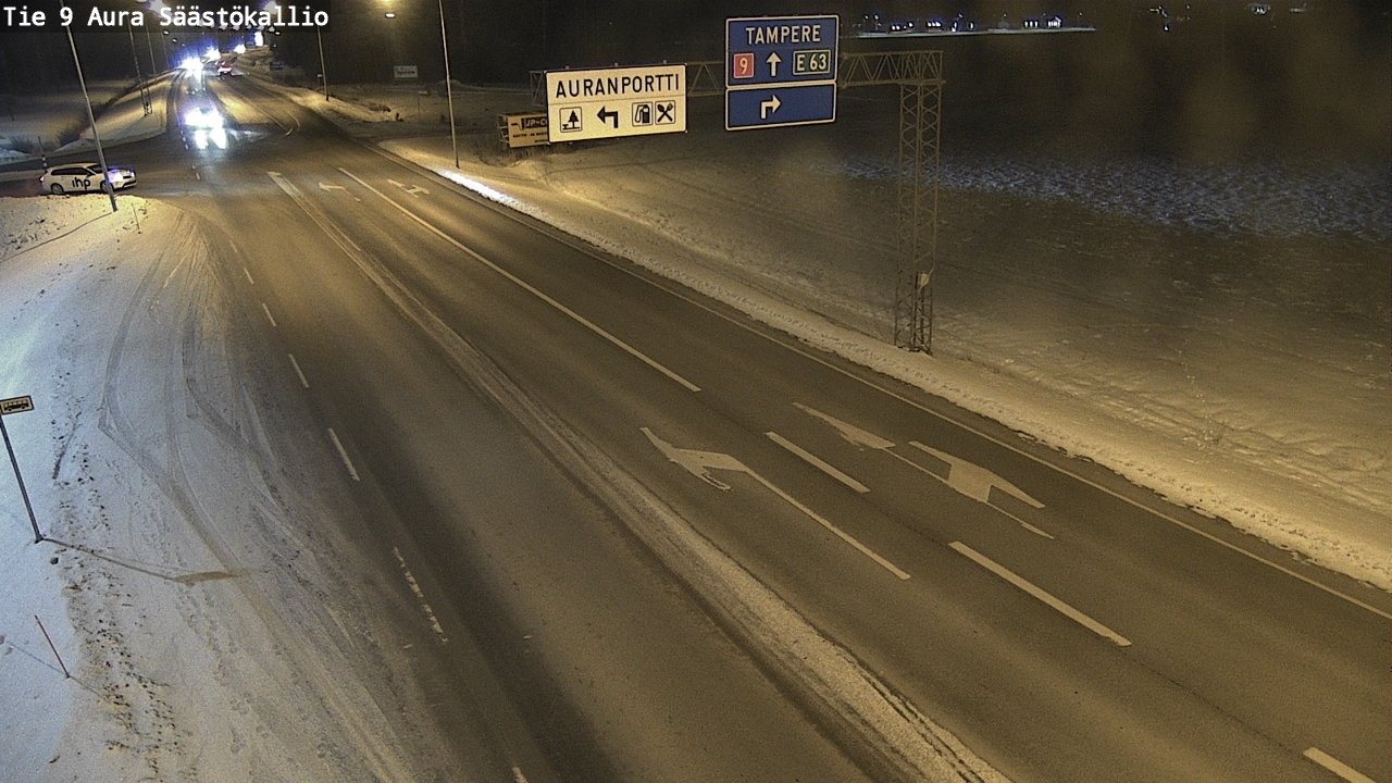 Kelikamerat Kuva Tie 9 Aura, Säästökallio, Aura, Varsinais-Suomi