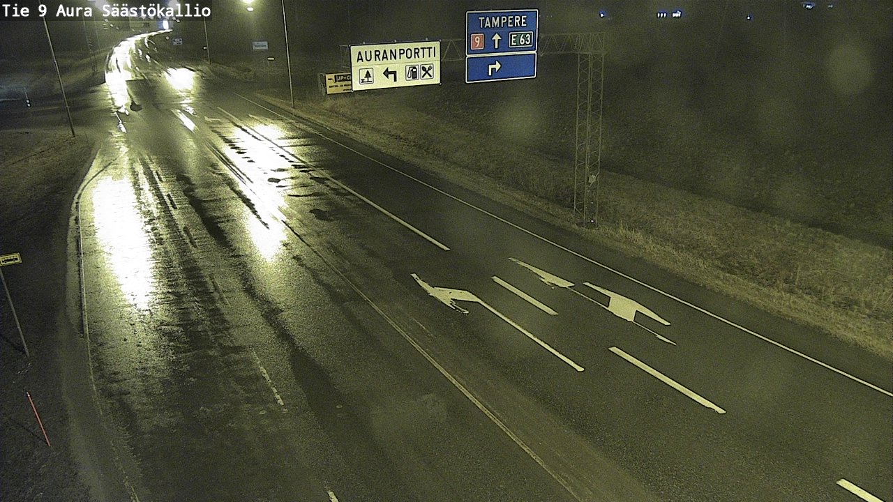 Kelikamerat Kuva Tie 9 Aura, Säästökallio, Aura, Varsinais-Suomi