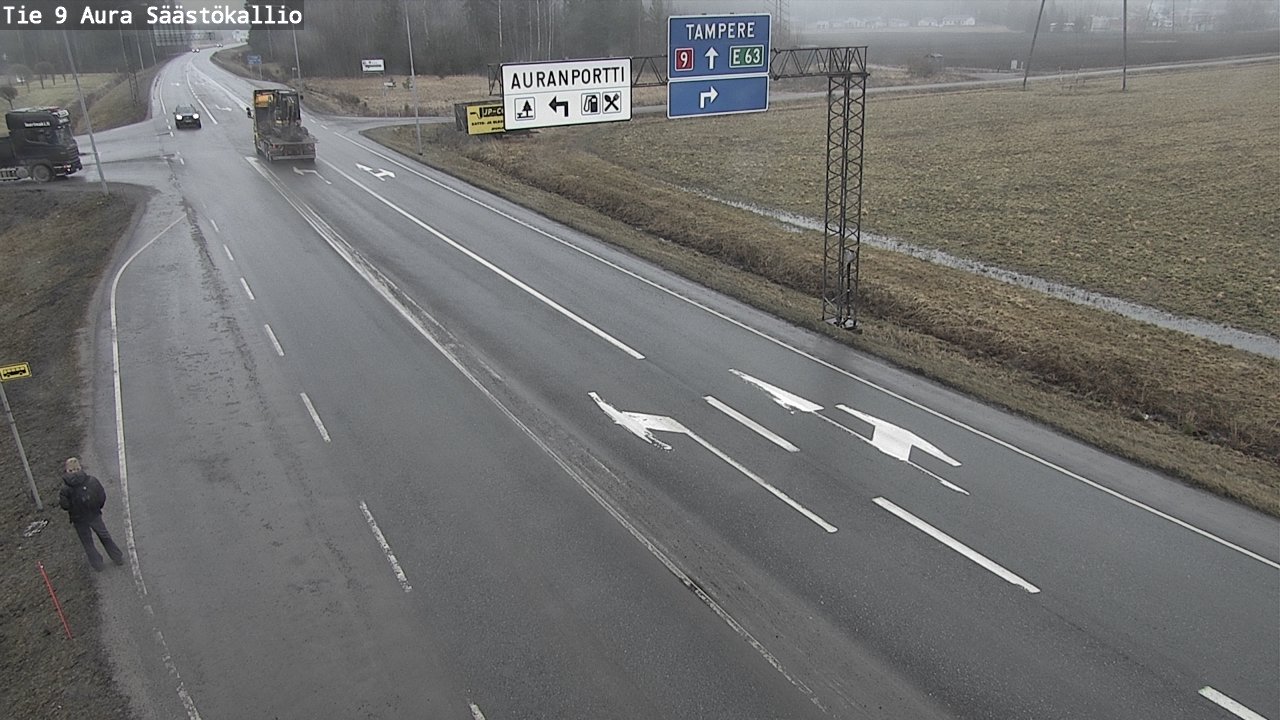 Kelikamerat Kuva Tie 9 Aura, Säästökallio, Aura, Varsinais-Suomi