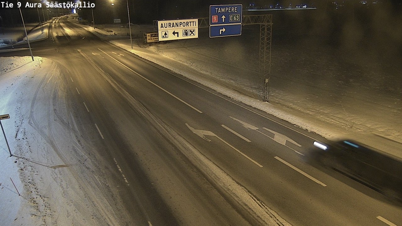 Kelikamerat Kuva Tie 9 Aura, Säästökallio, Aura, Varsinais-Suomi