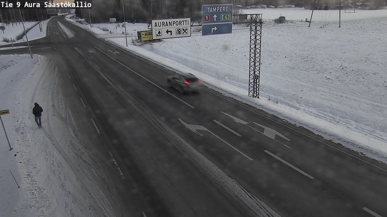 Kelikamerat Kuva Tie 9 Aura, Säästökallio, Aura, Varsinais-Suomi