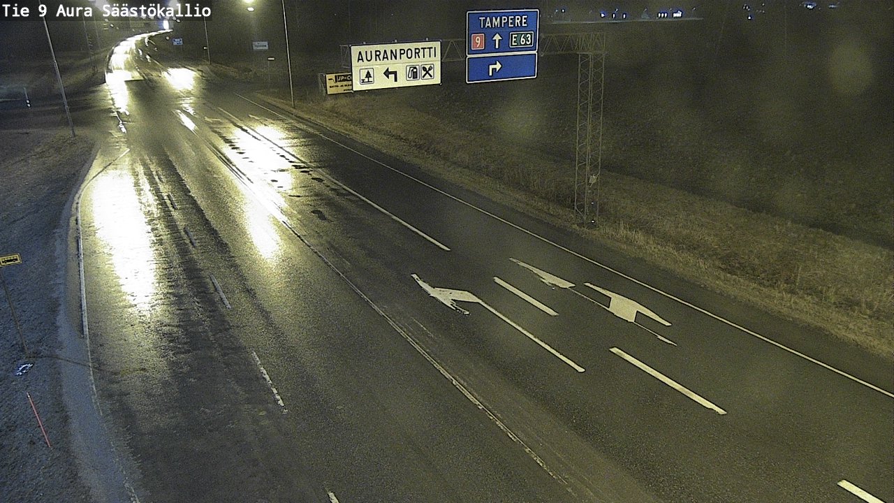 Kelikamerat Kuva Tie 9 Aura, Säästökallio, Aura, Varsinais-Suomi