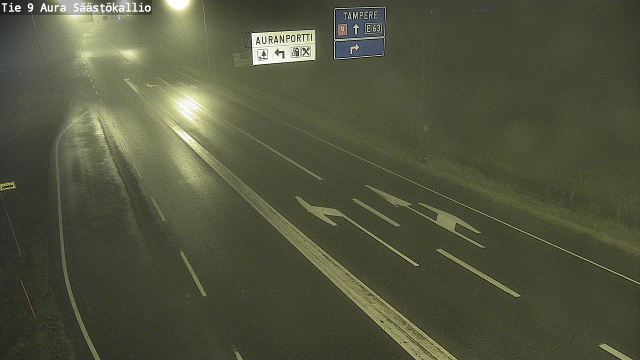 Kelikamerat Kuva Tie 9 Aura, Säästökallio, Aura, Varsinais-Suomi