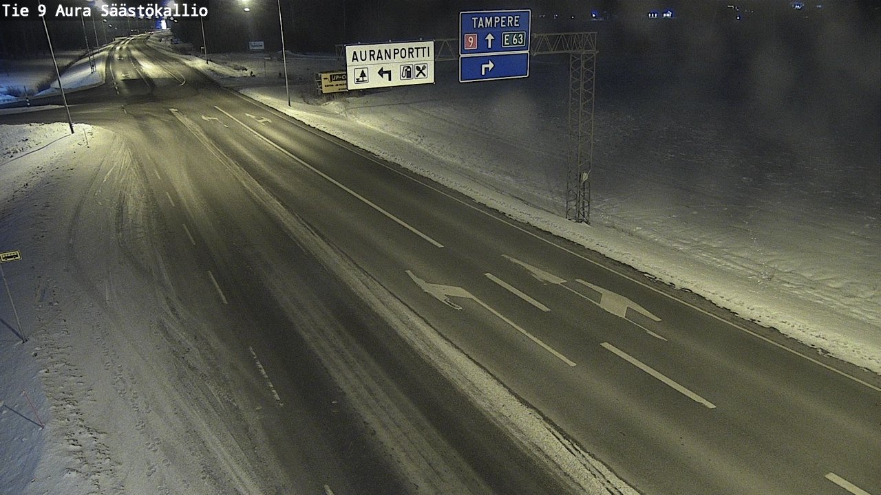 Kelikamerat Kuva Tie 9 Aura, Säästökallio, Aura, Varsinais-Suomi