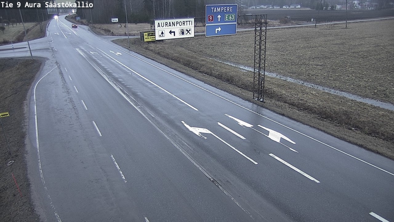 Kelikamerat Kuva Tie 9 Aura, Säästökallio, Aura, Varsinais-Suomi