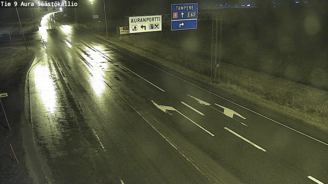 Kelikamerat Kuva Tie 9 Aura, Säästökallio, Aura, Varsinais-Suomi