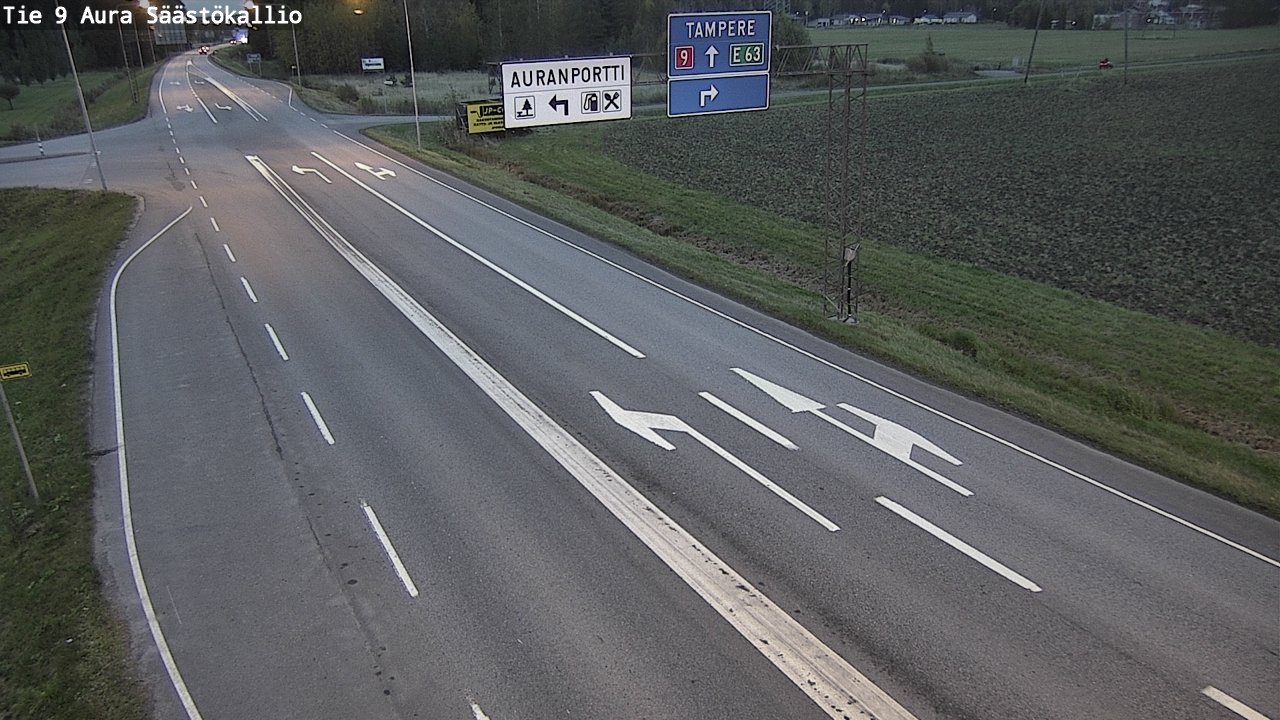Kelikamerat Kuva Tie 9 Aura, Säästökallio, Aura, Varsinais-Suomi