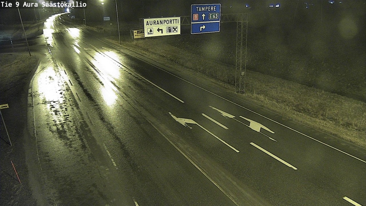 Kelikamerat Kuva Tie 9 Aura, Säästökallio, Aura, Varsinais-Suomi