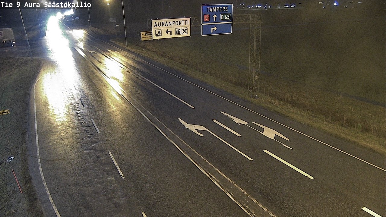 Weather Camera Image Väg 9 Aura, Säästökallio, Aura, Varsinais-Suomi