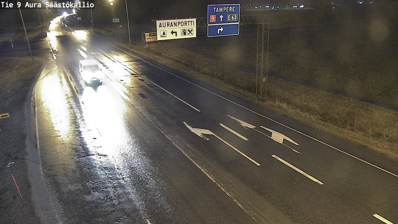 Kelikamerat Kuva Tie 9 Aura, Säästökallio, Aura, Varsinais-Suomi