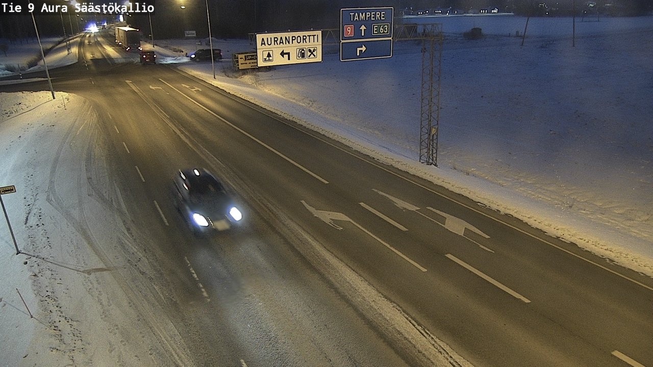 Kelikamerat Kuva Tie 9 Aura, Säästökallio, Aura, Varsinais-Suomi