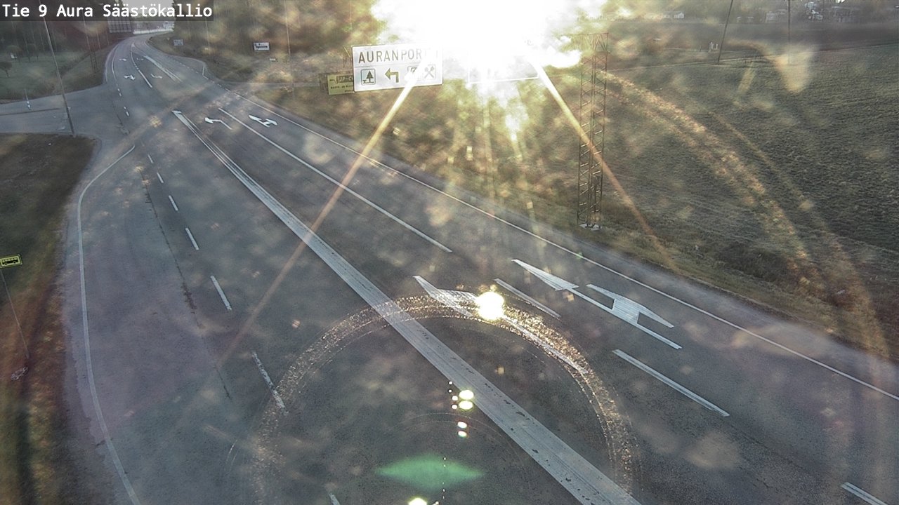 Weather Camera Image Väg 9 Aura, Säästökallio, Aura, Varsinais-Suomi