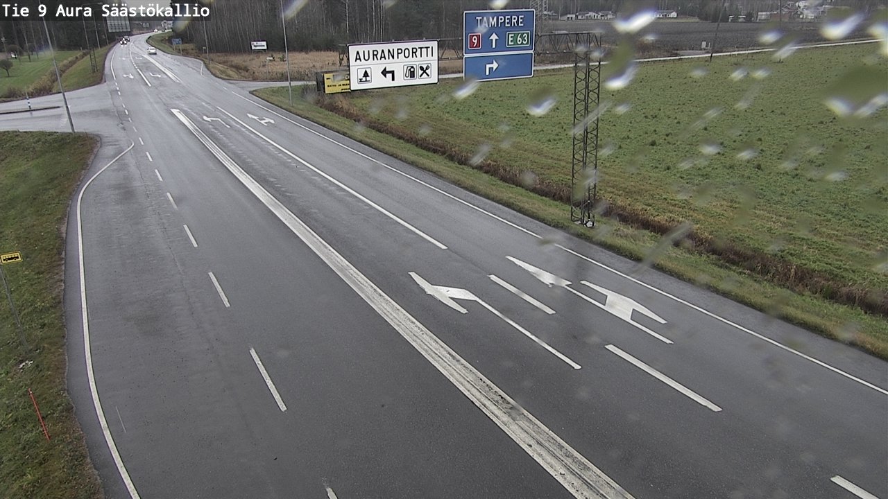 Kelikamerat Kuva Tie 9 Aura, Säästökallio, Aura, Varsinais-Suomi