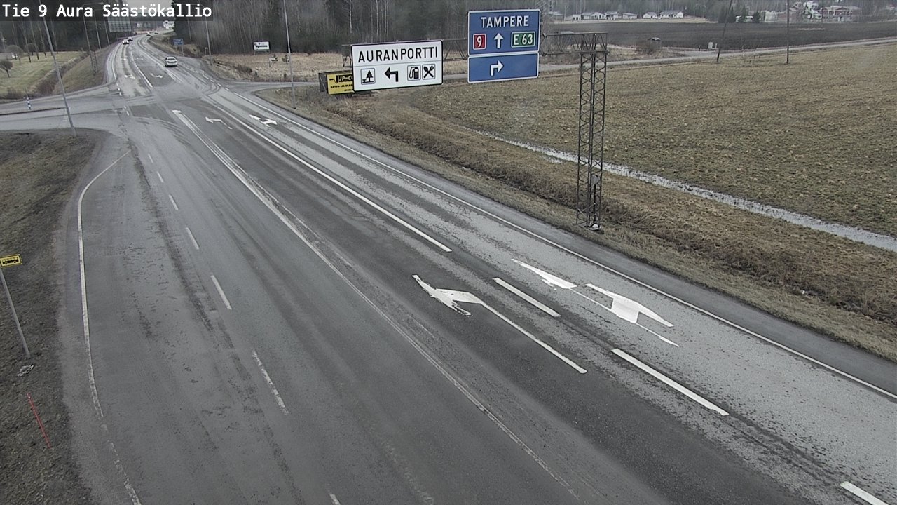 Kelikamerat Kuva Tie 9 Aura, Säästökallio, Aura, Varsinais-Suomi