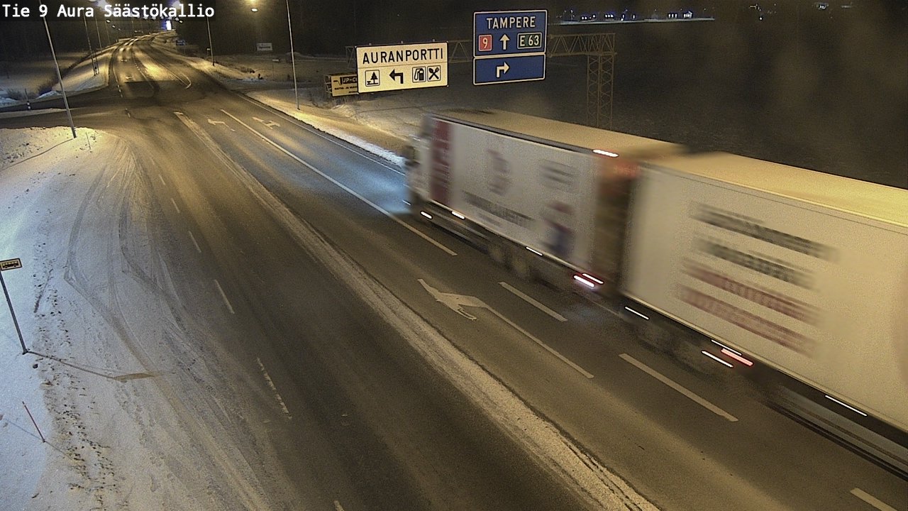 Kelikamerat Kuva Tie 9 Aura, Säästökallio, Aura, Varsinais-Suomi