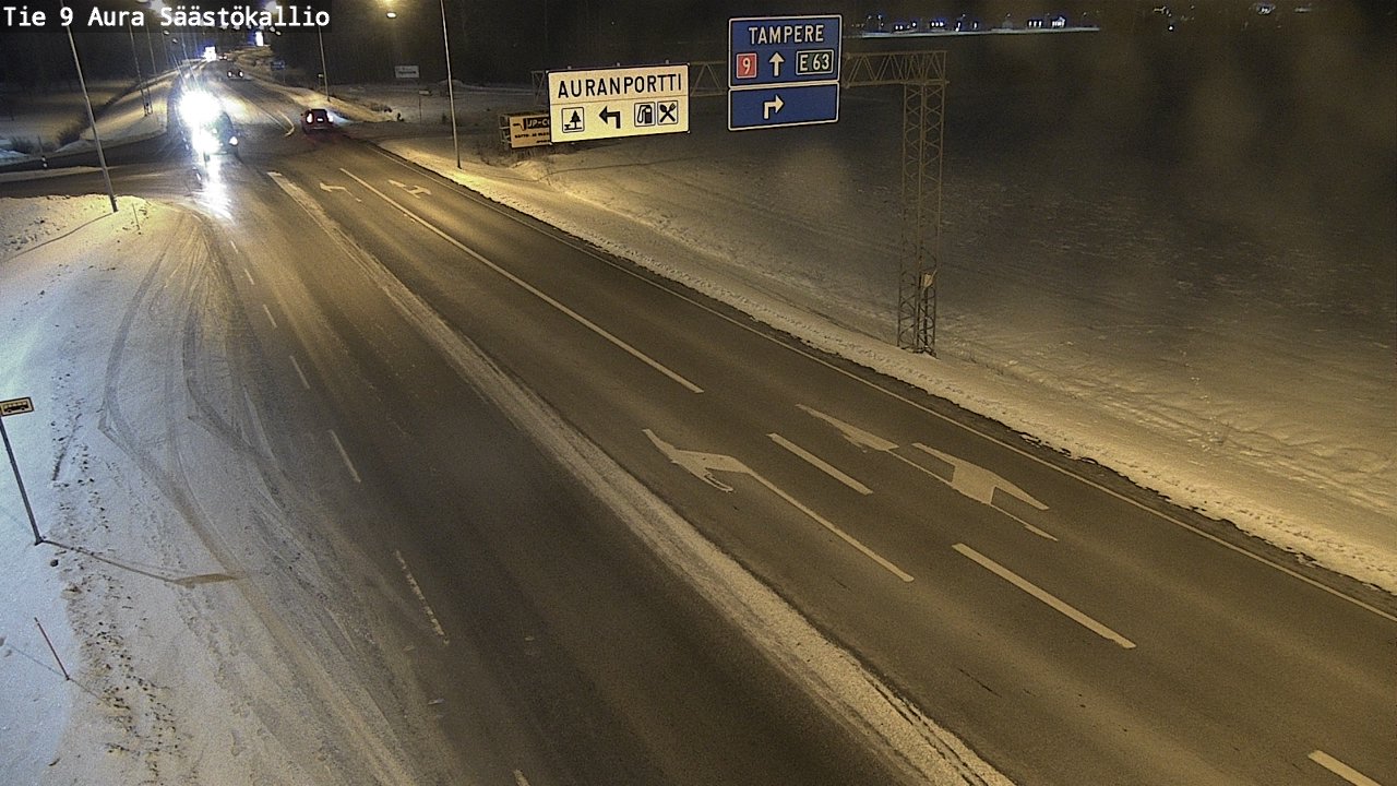 Kelikamerat Kuva Tie 9 Aura, Säästökallio, Aura, Varsinais-Suomi