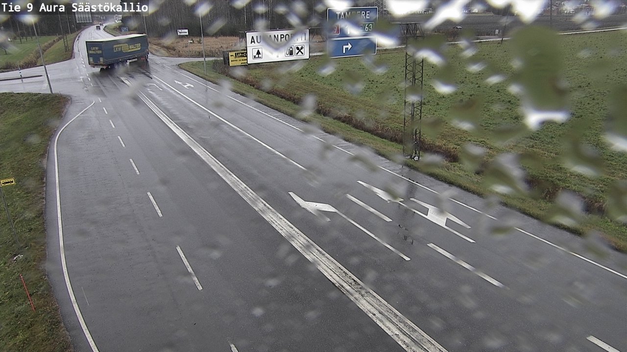 Kelikamerat Kuva Tie 9 Aura, Säästökallio, Aura, Varsinais-Suomi