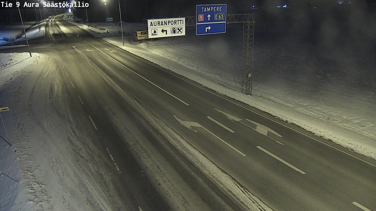 Kelikamerat Kuva Tie 9 Aura, Säästökallio, Aura, Varsinais-Suomi