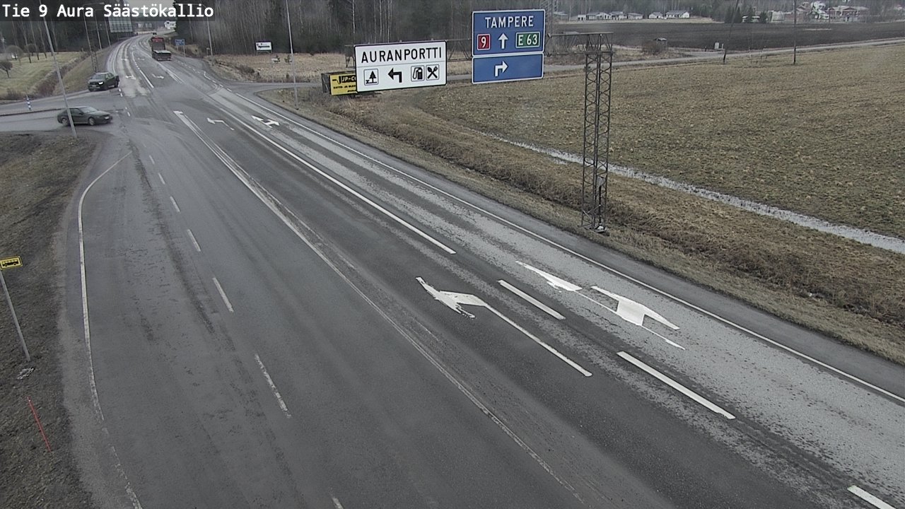 Kelikamerat Kuva Tie 9 Aura, Säästökallio, Aura, Varsinais-Suomi