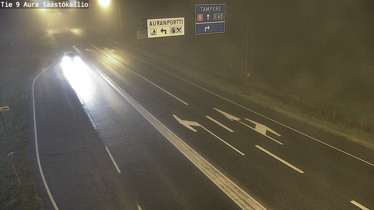 Kelikamerat Kuva Tie 9 Aura, Säästökallio, Aura, Varsinais-Suomi