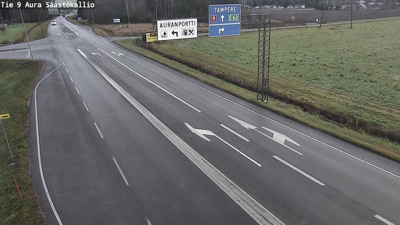 Kelikamerat Kuva Tie 9 Aura, Säästökallio, Aura, Varsinais-Suomi