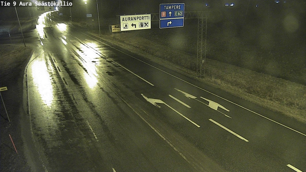 Kelikamerat Kuva Tie 9 Aura, Säästökallio, Aura, Varsinais-Suomi