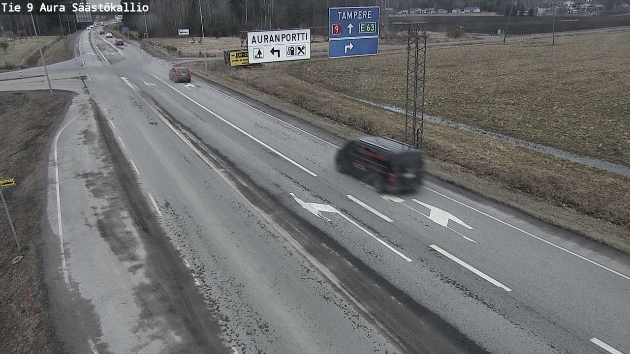 Kelikamerat Kuva Tie 9 Aura, Säästökallio, Aura, Varsinais-Suomi